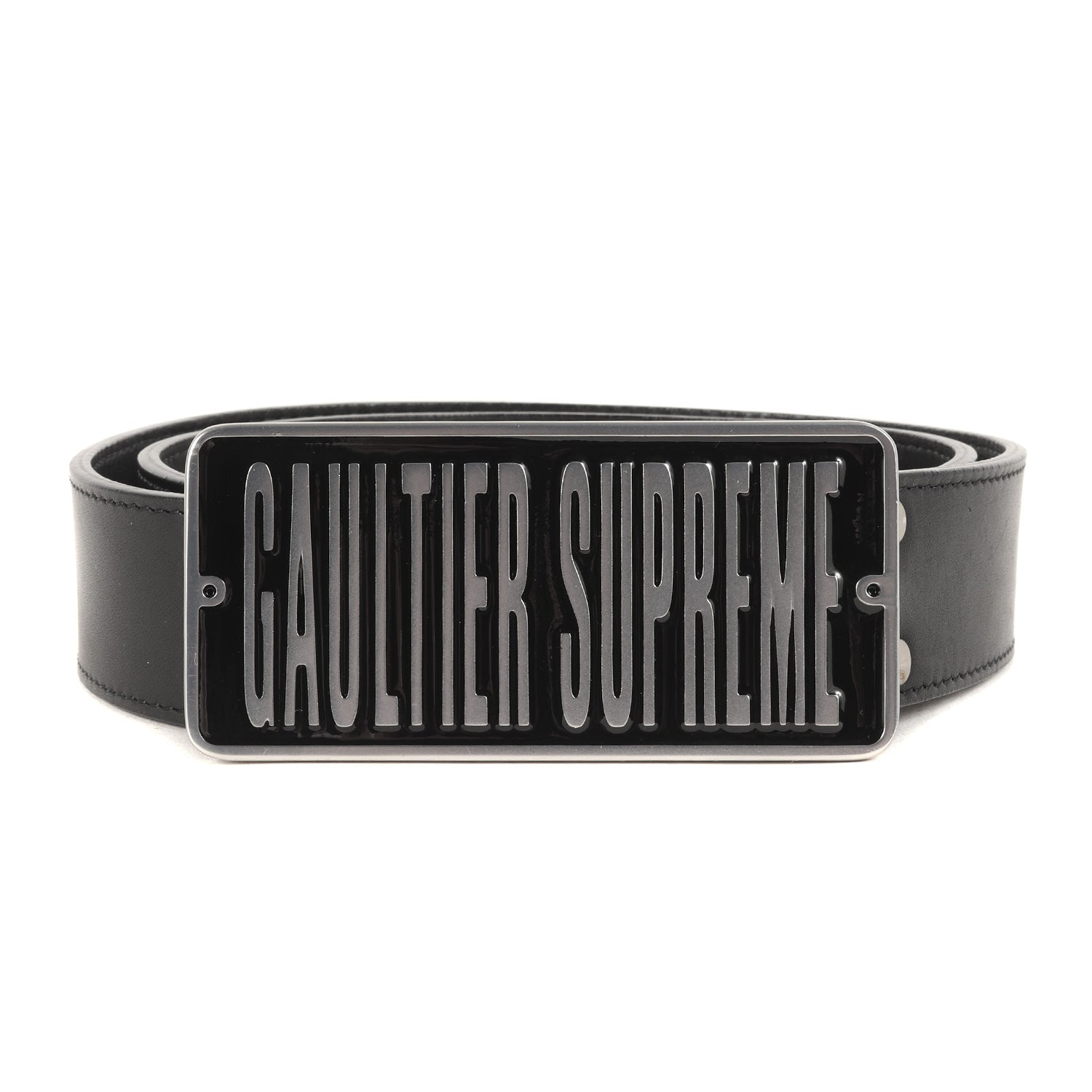 19SS ×Jean Paul Gaultier バックル レザー ベルト(Belt) - ブランド