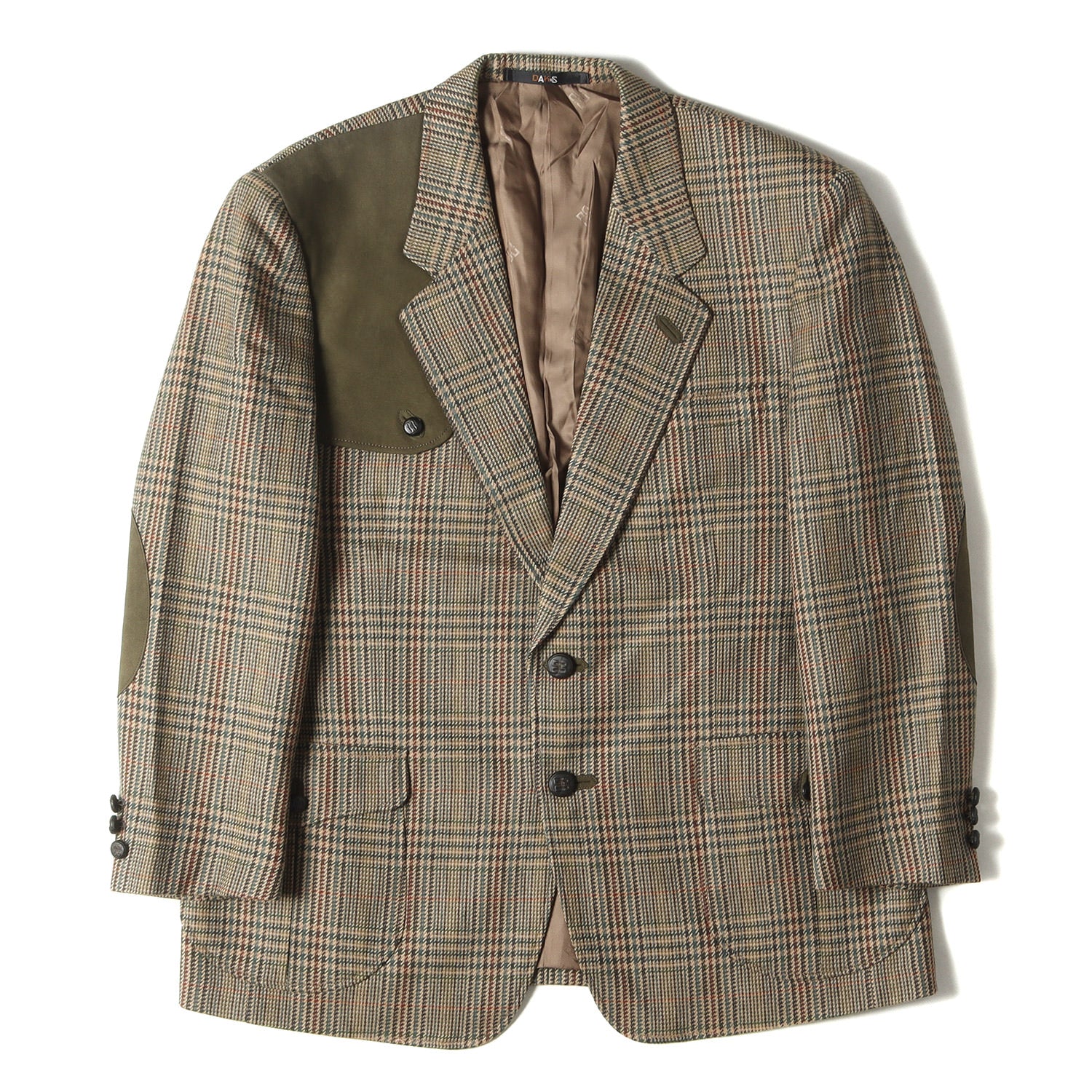 DAKS (ダックス) 90s スウェード ガンパッチ エルボーパッチ ガン