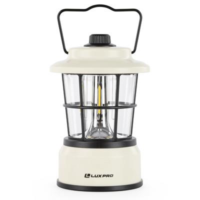 LUXPRO Retro Filament Lantern - Beige - FLA10121 at Batteries Plus