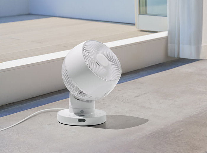 節電センサー付 DCスイングサーキュレーター360 ホワイト グレー CF