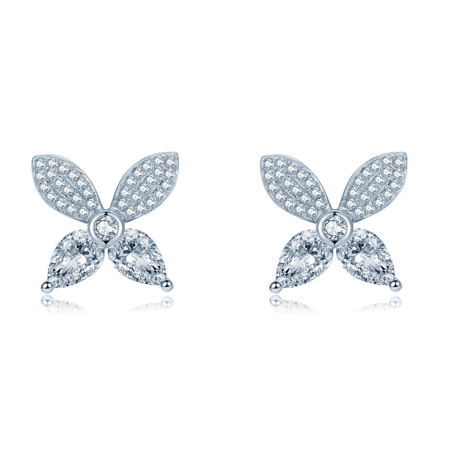 ペアシェイプバタフライ ピアス ER038 – Brillar