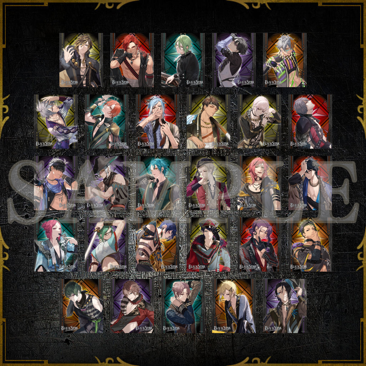 受注販売】キャンバスアート AGF2024 – ブラックスター -Theater