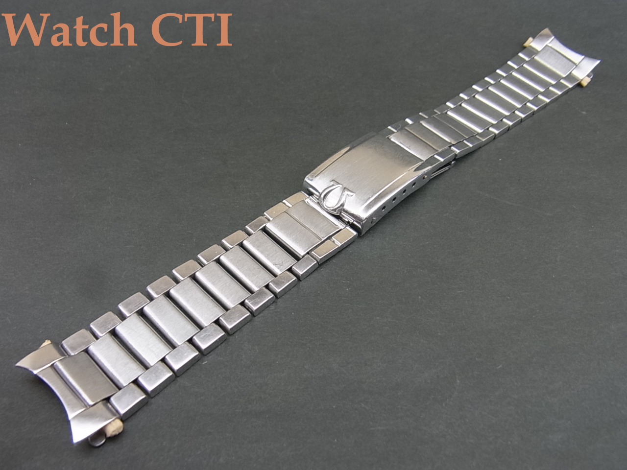 B1029] オメガ 18mm幅キャタピラブレス ”ショートバックル” [販売済]