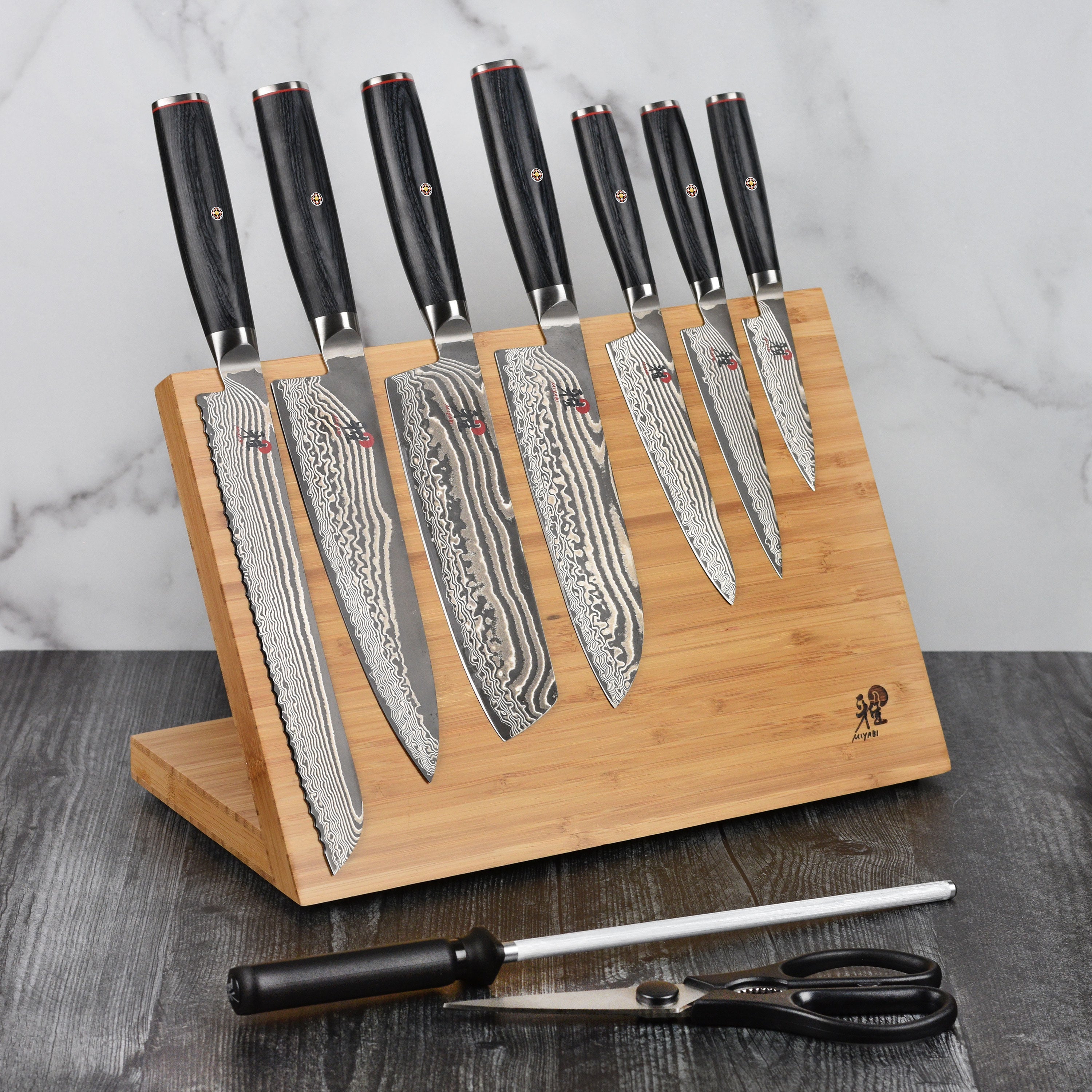 Miyabi Kaizen II Magnetic Easel Knife Set - 10 Piece – Cutlery and