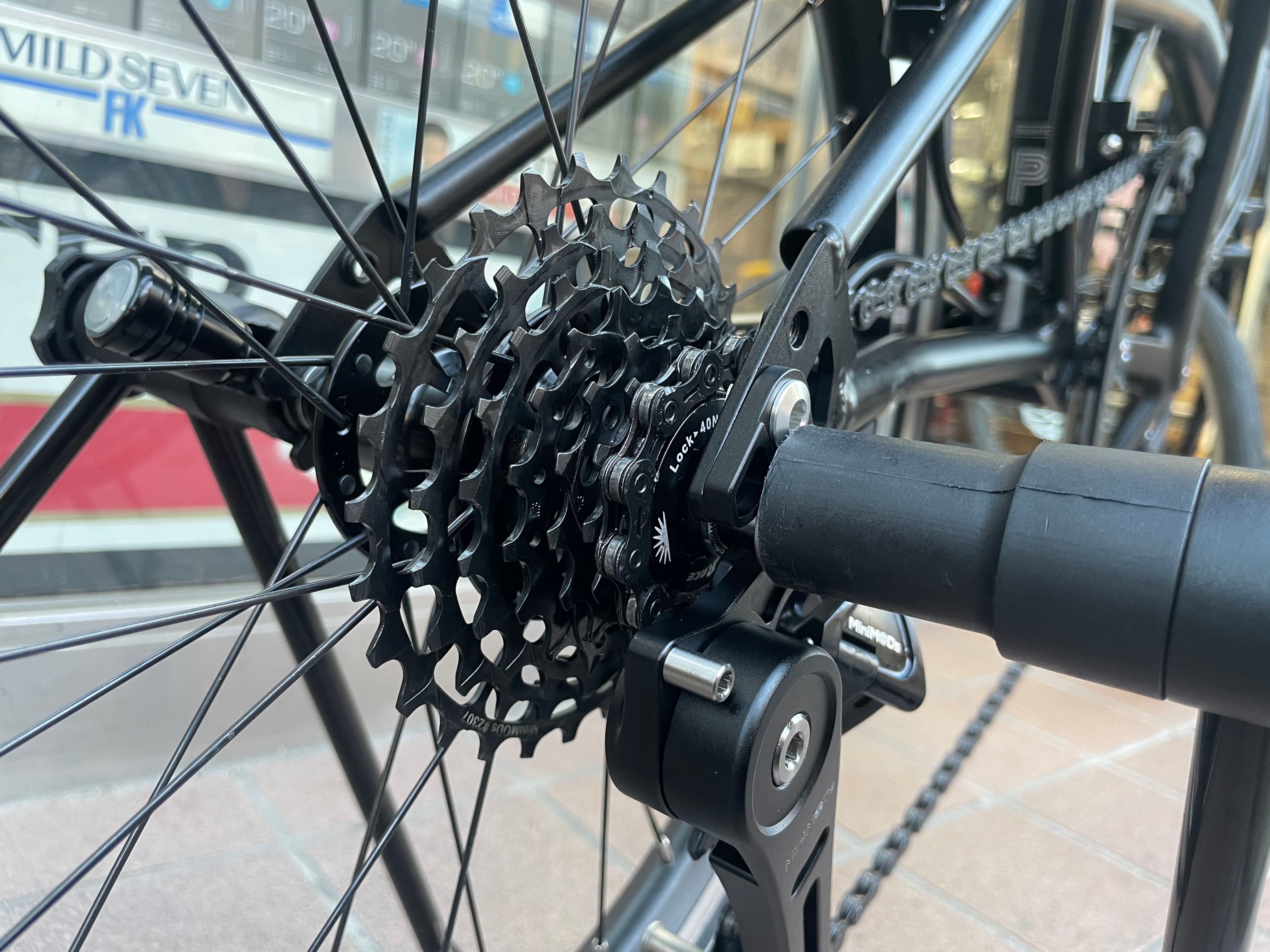 BROMPTON x カスタム】P/T LINE外装7速化キット入荷!