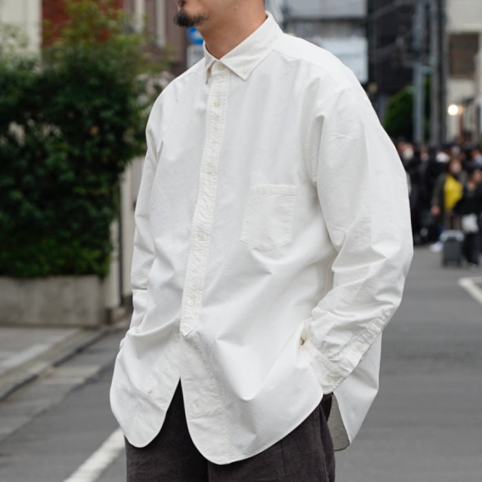 ワイドフィットなオックスフォードシャツ》BRITISH OFFICERS SHIRT