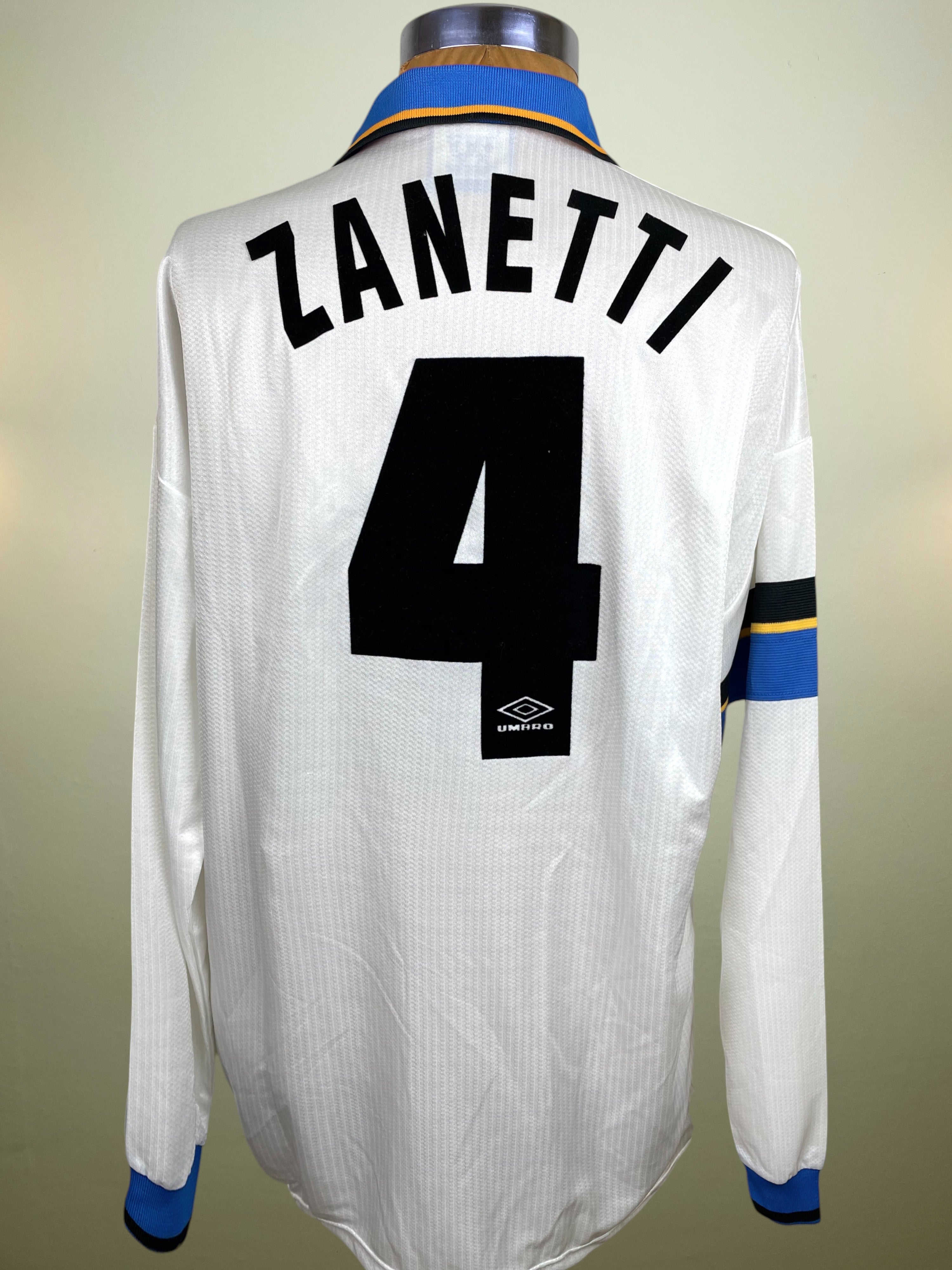 Inter Milan 1997/98 Away – Match-Worn Shirt – Javier Zanetti