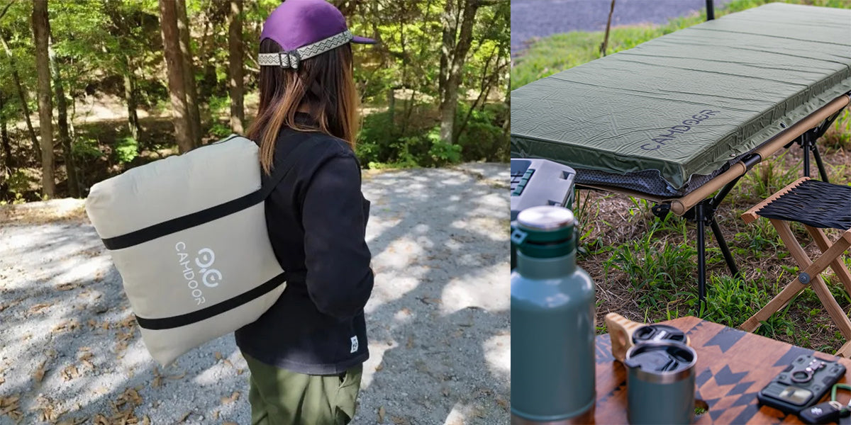 ソロキャンプに最適！快適な睡眠を叶える独自のキャンプマット選び