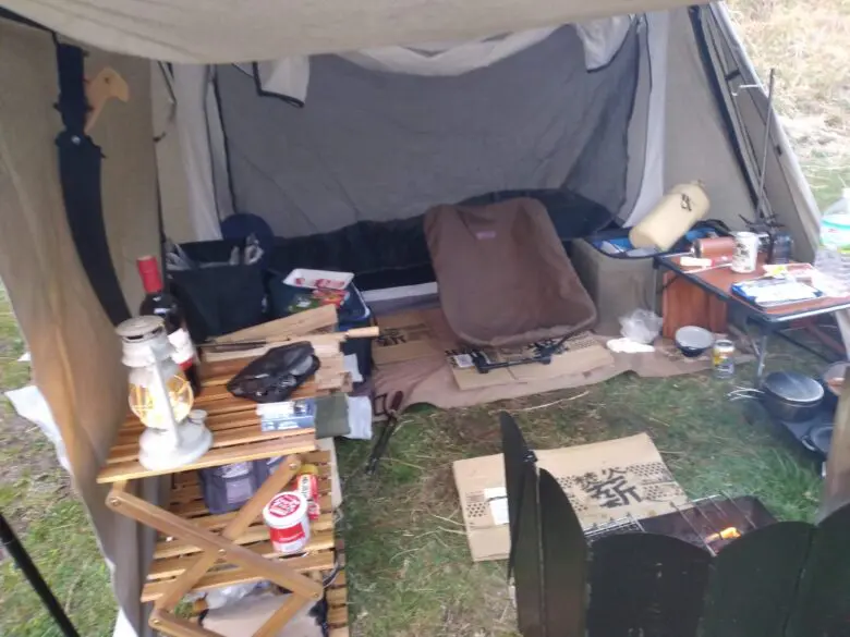 FIELDOORのパップテントTC320をレビューしたブログ記事 - 浮世雲の