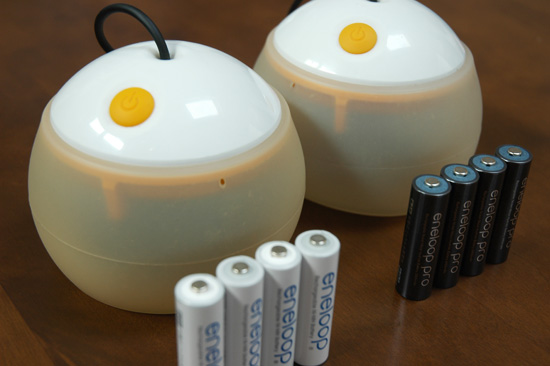 エネループProで、スノーピークほおずきをパワーアップ？ | CAMP*SITE