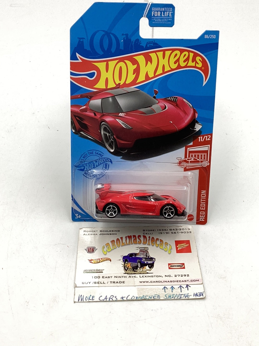 hot wheels red edition #86 2020 Koenigsegg Jesko KK4
