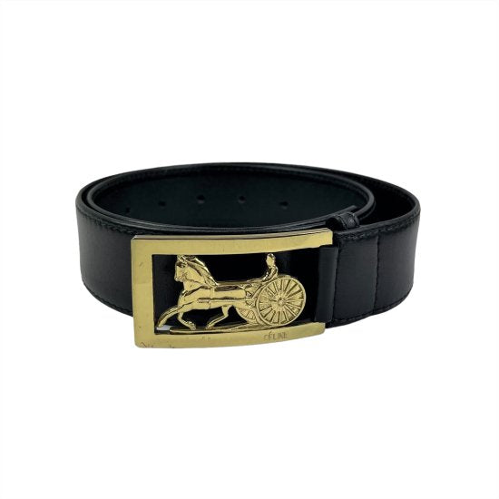 CELINE セリーヌ 馬車金具 レザー ベルト