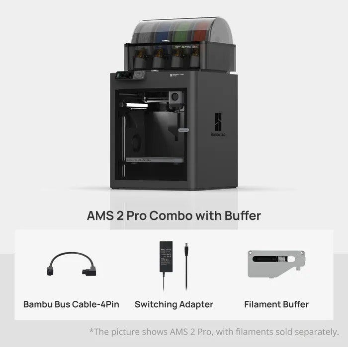 Bambu Lab P1S Combo - AMS 2 Pro – CAZ 3D