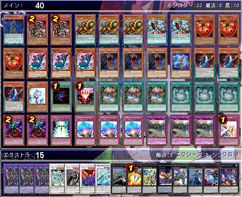 DDDデッキ Part2 - 遊戯王書いてく。