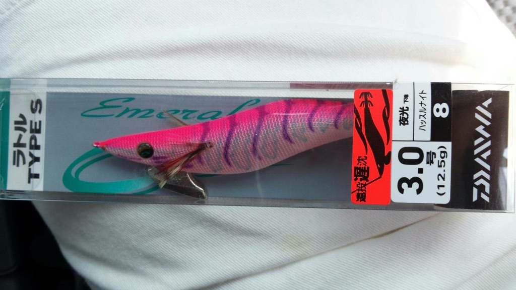 DAIWA エメラルダスラトルTYPE S 夜光 ハッスルナイトの効果を試して