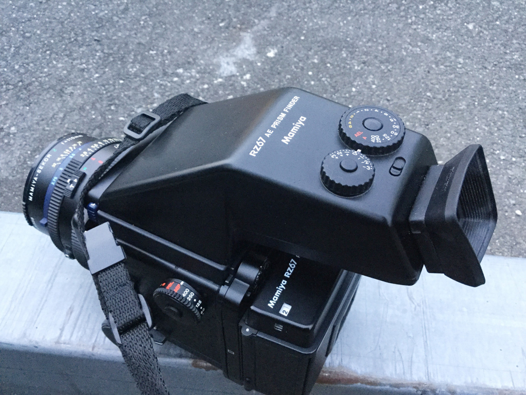 RZ67のファインダーを変更しちゃいましたよ！ なんとも見やすい