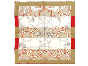 エルメス/カレ90 スカーフ 【L'Instruction du Roy （帝王学