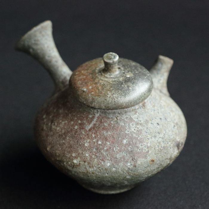 三代山田常山 常滑茶注 登り窯焼成焼〆急須 人間国宝 満容量120ml 常滑