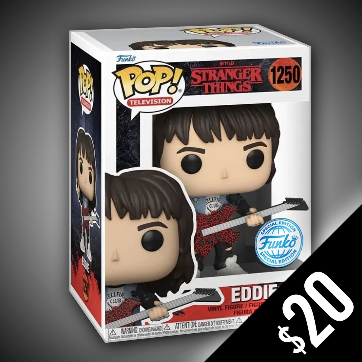 Funko Pop! Televison: Stranger Things: Eddie (with Guitar) #1250