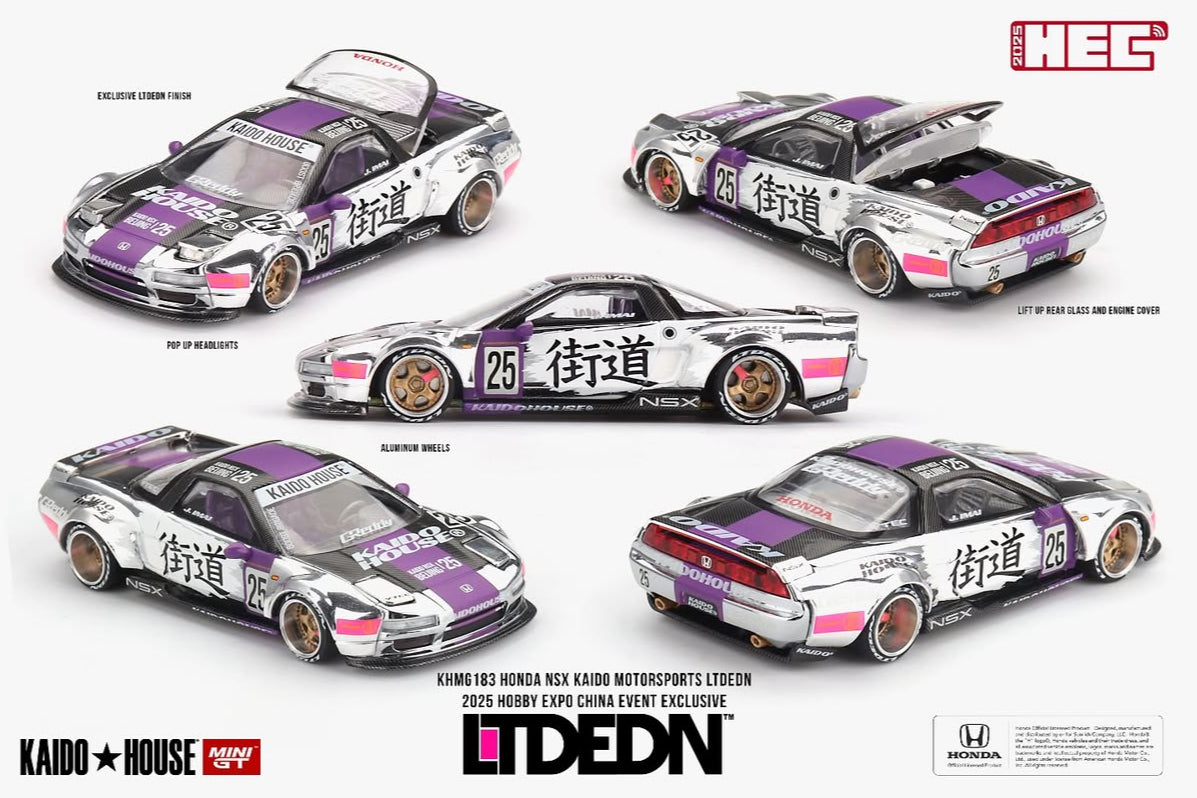 MINI GT x Kaido House 1:64 LTDEDN Honda NSX Hobby Expo China 2025