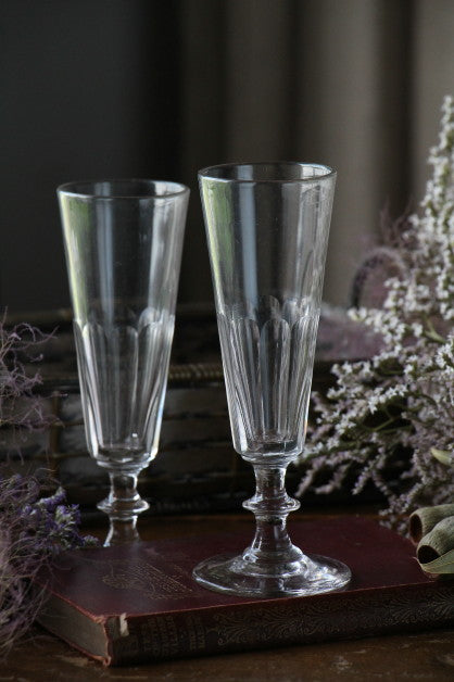 エレガントさ漂う1900年代シャンパングラス フランスアンティーク