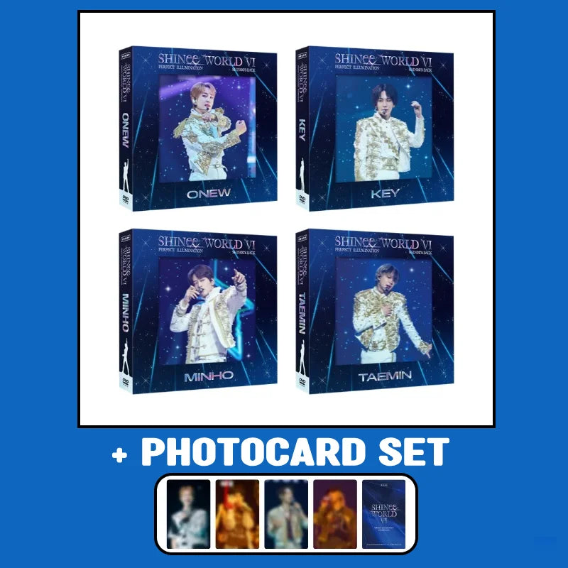 SHINee World VI Perfect Illumination DVD + Photocard Set – Choice