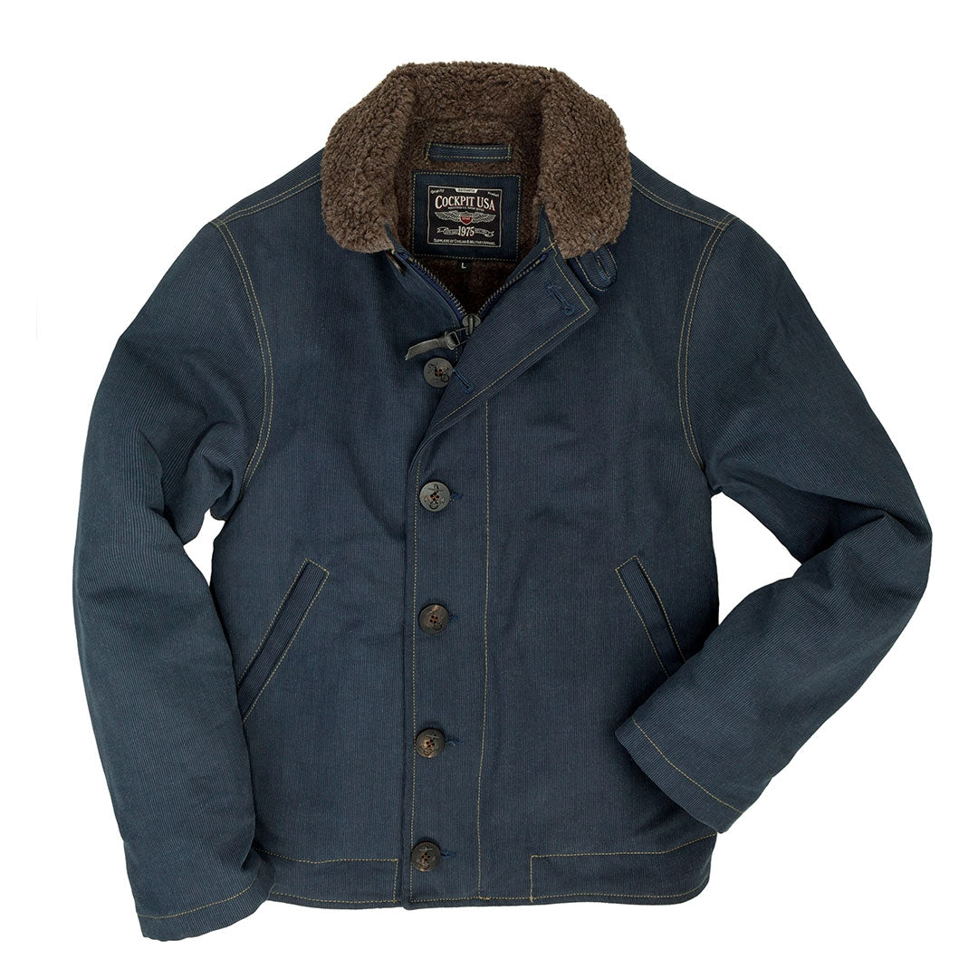 US Navy N1 Bedford Cord Deck Jacket | Navy Working Jacket