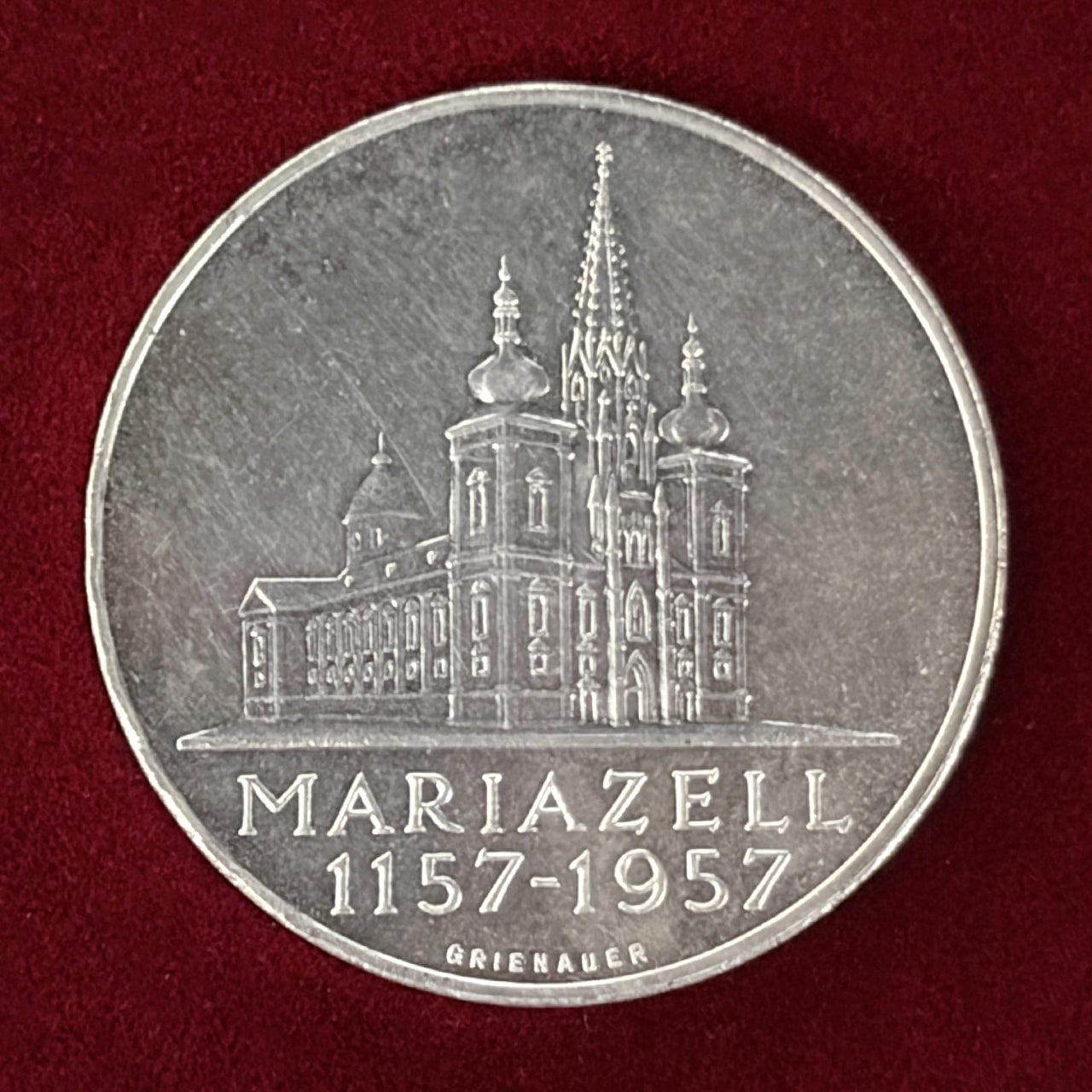 オーストリア 100シリング銀貨 1991年ザルツブルク記念 ケース付き