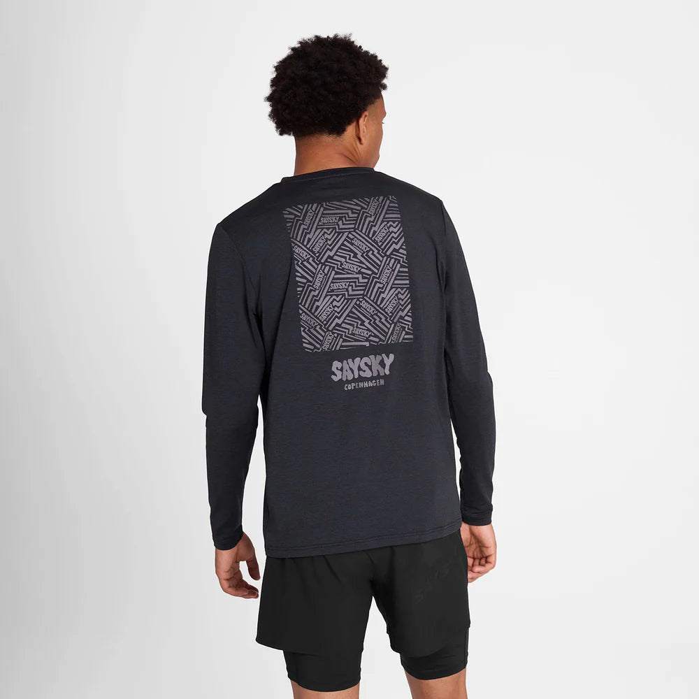 ランニングTシャツ（ロングスリーブ） Reflective Logo Pace Long
