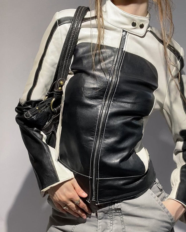 SCHLUSSEL シュリセル 羊革 ラム レザージャケット ライダース y2k