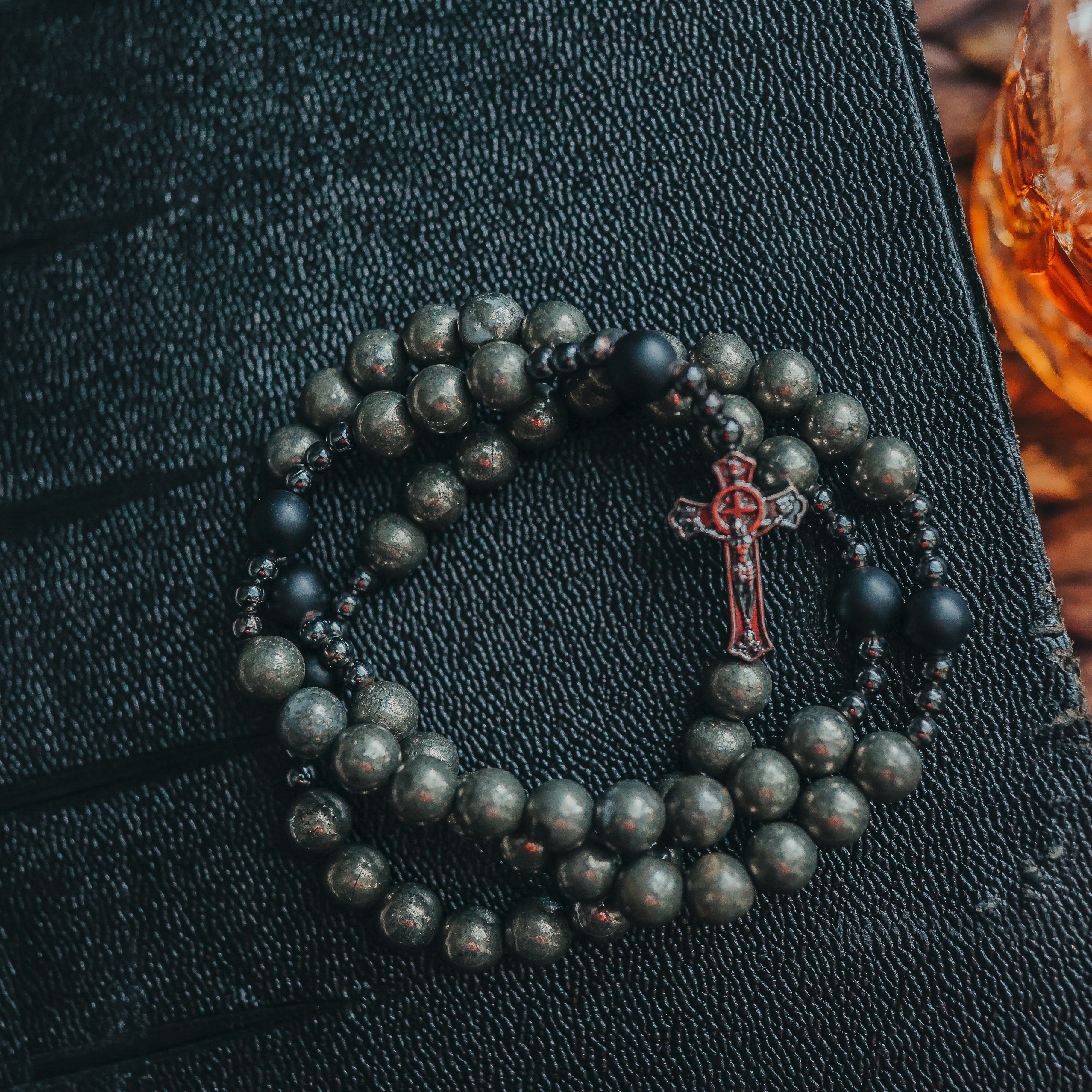 St.Michael | Rosary Bracelet | Triple Wrap – Crux Invicta