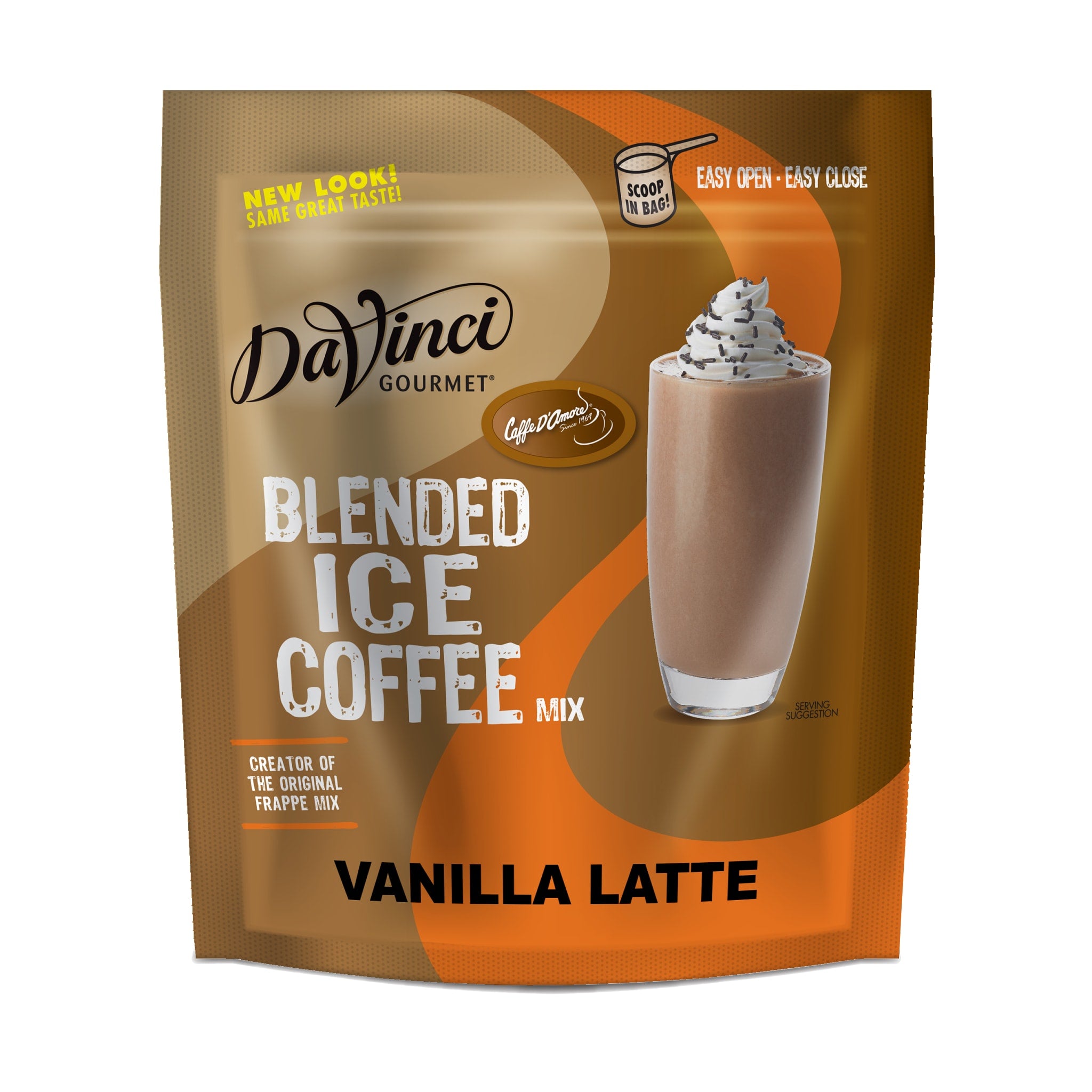 DaVinci Gourmet Vanilla Latte Blended Iced Coffee Mix