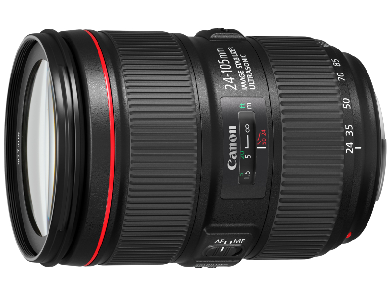 キヤノン、「EF24-105mm F4L IS II USM」の発売を11月3日に延期