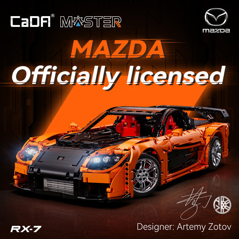 CaDA Master 1:8 Mazda RX-7 C61502W – Doublee_CaDA