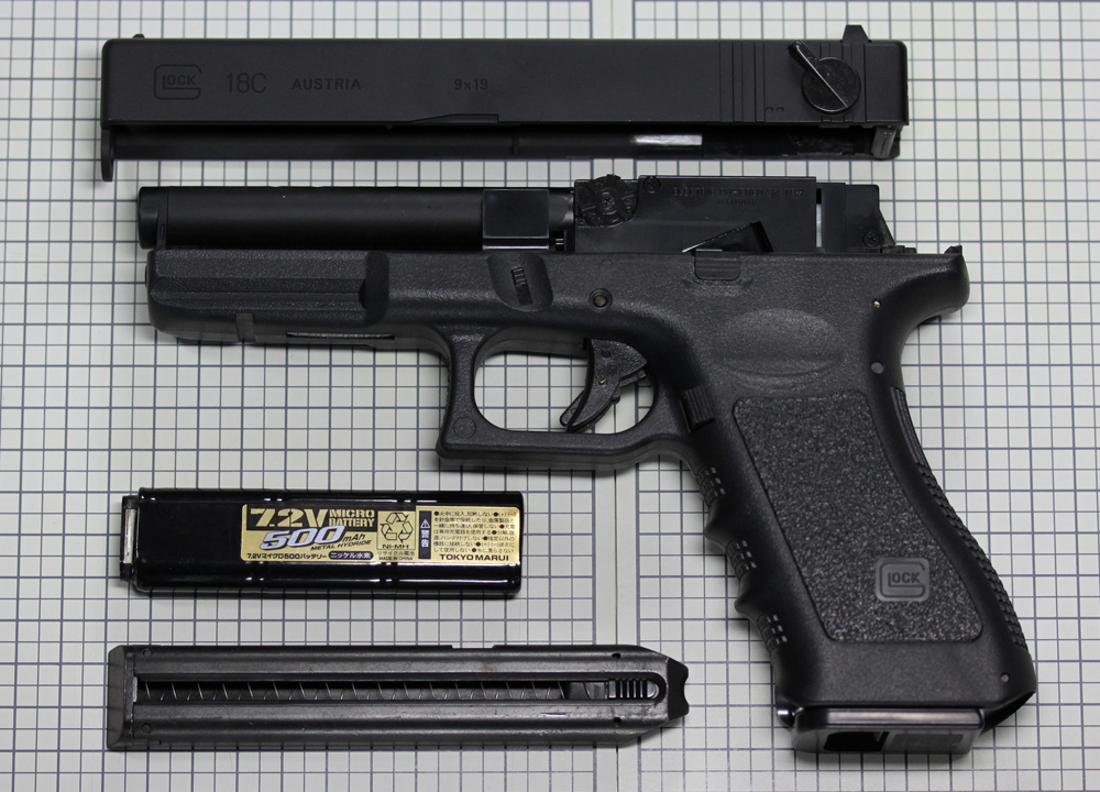 東京マルイグロック18c バッテリー劣化 東京マルイグロック18c
