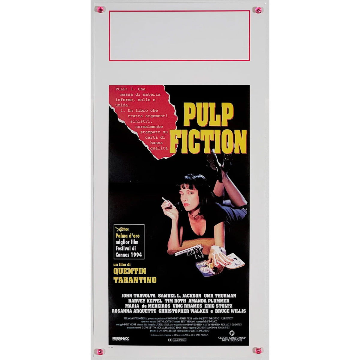 映画『パルプ・フィクション』 公式 ポスター イタリア版 | WOWOW百貨店