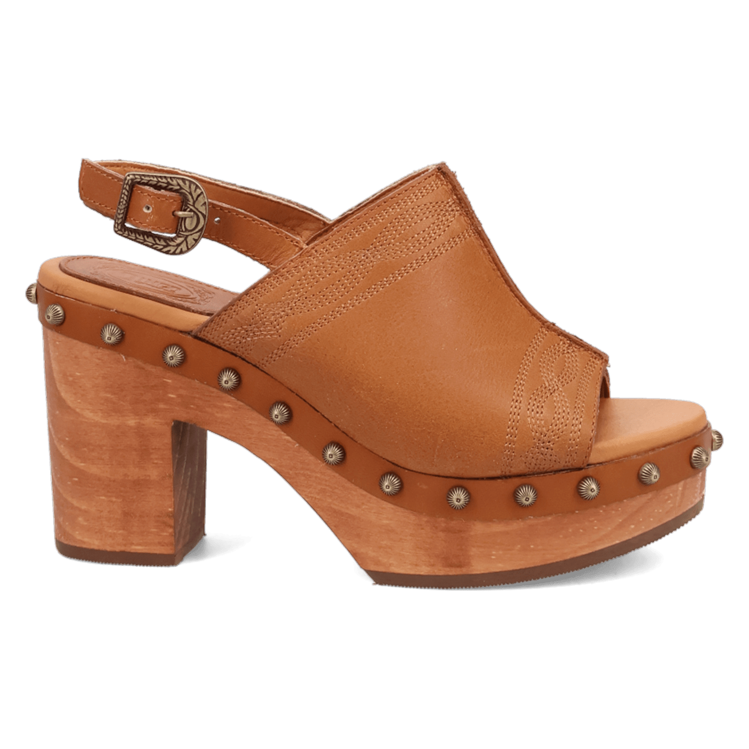 CLOVER WOODEN SANDAL – Dingo1969