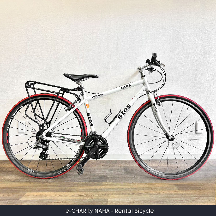 Cross bike GIOS MISTRAL (400mm) white *Non-electric [Okinawa