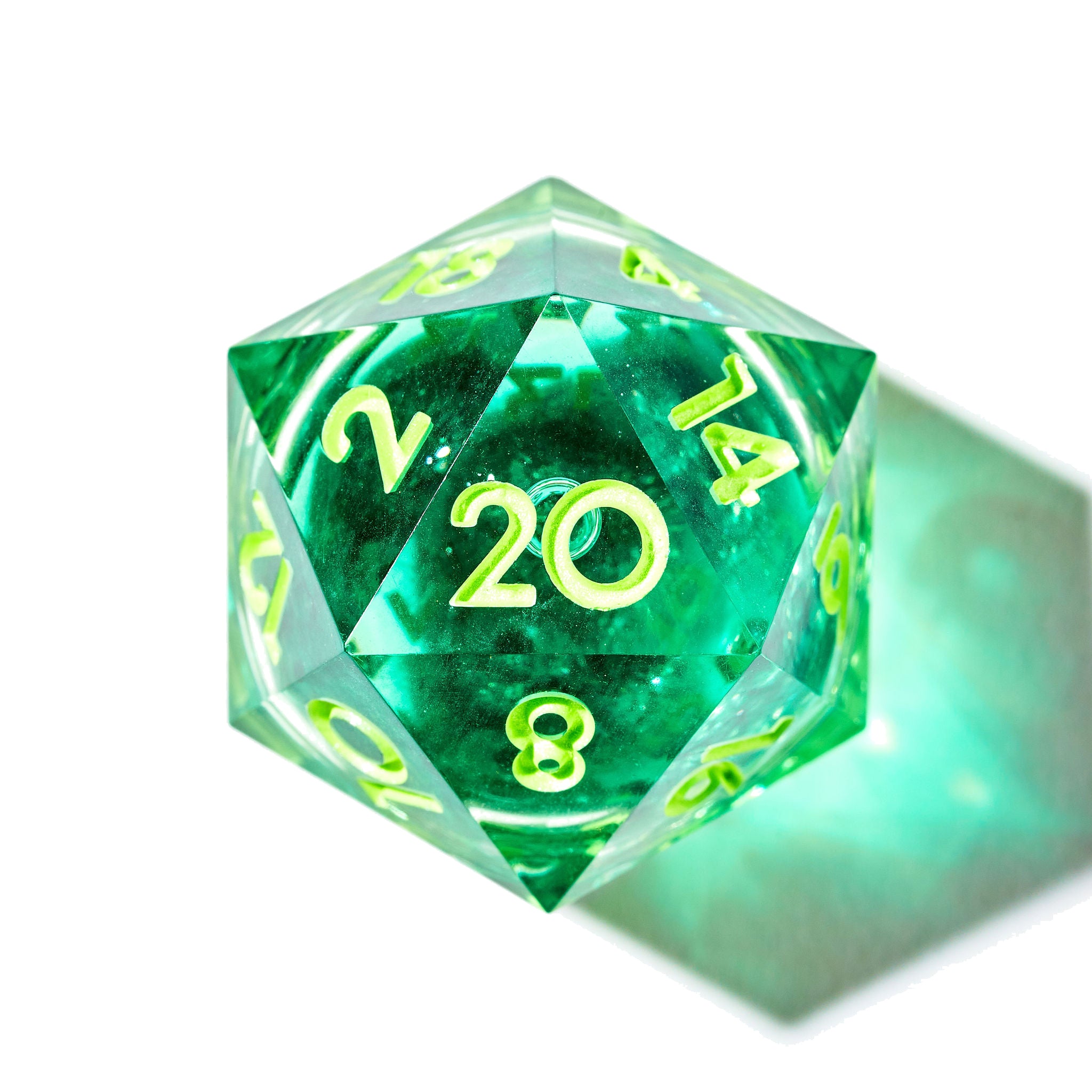 Green Gamer Juice Liquid Core Dice | Dispel Dice®