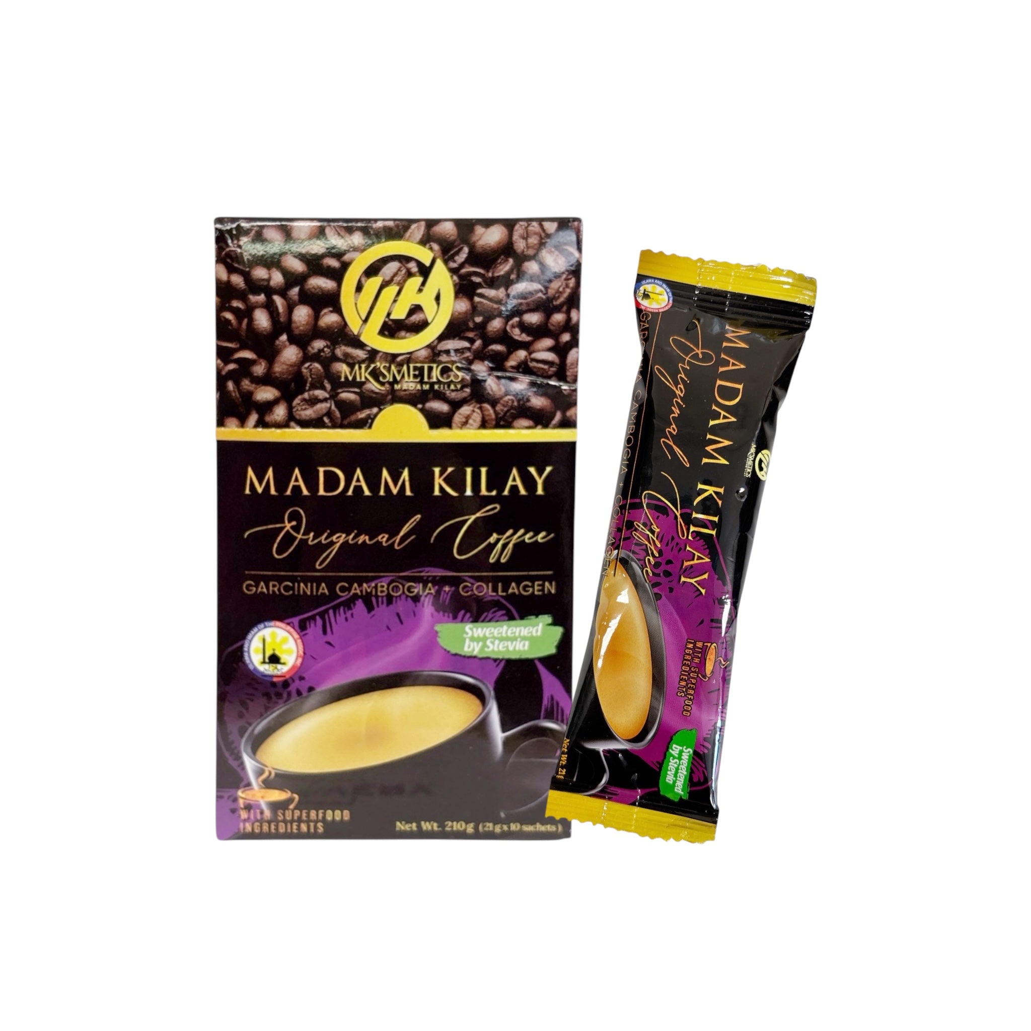 Madam Kilay Slimming-K Coffee Collagen, 10 Sachets – D Nelson
