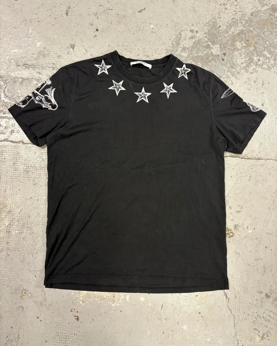 SS2017 Givenchy Black Star Tee-Shirt by Riccardo Tisci – Dolce