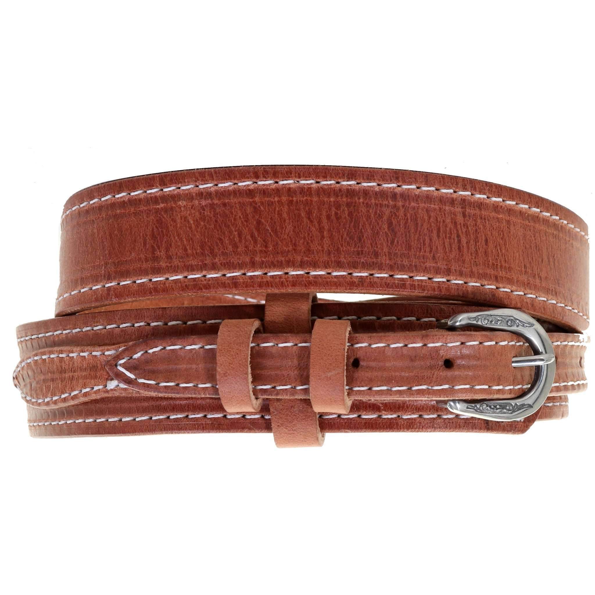 B111 - Harness Leather Ranger Belt - Double J Saddlery