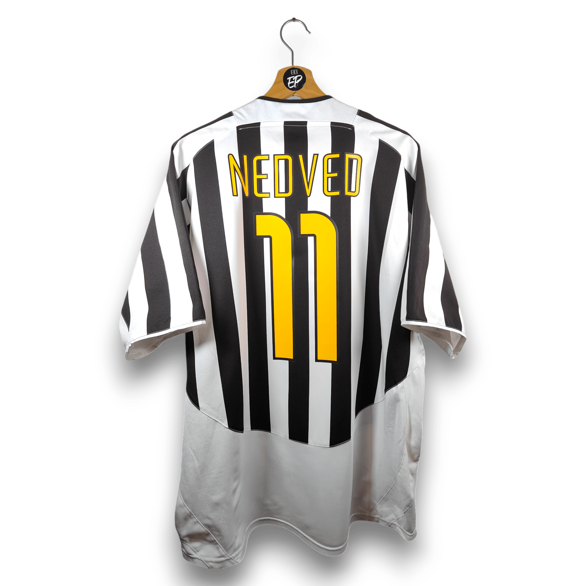 2003-04 Juventus Home Shirt Nedved #11 - 9.5/10 - (XL) – – Eternal