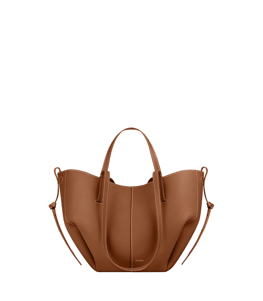 Polène | Bag - Cyme Mini - Textured Camel – Polène EU