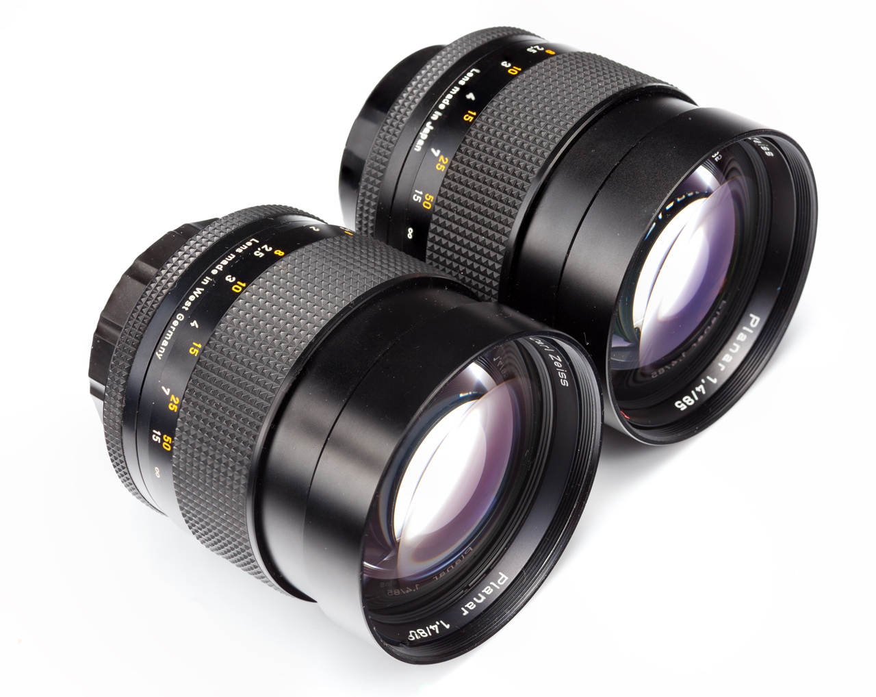 Japan Carl Zeiss Planar 85/1.4 C/Y Lens VS Germany Lens: Find the