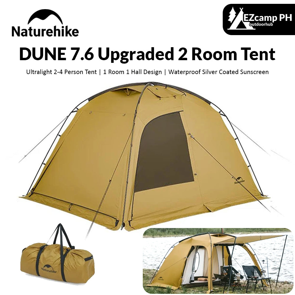 Naturehike Upgraded DUNE 7.6 Ultralight Hiking Car Camping Tent