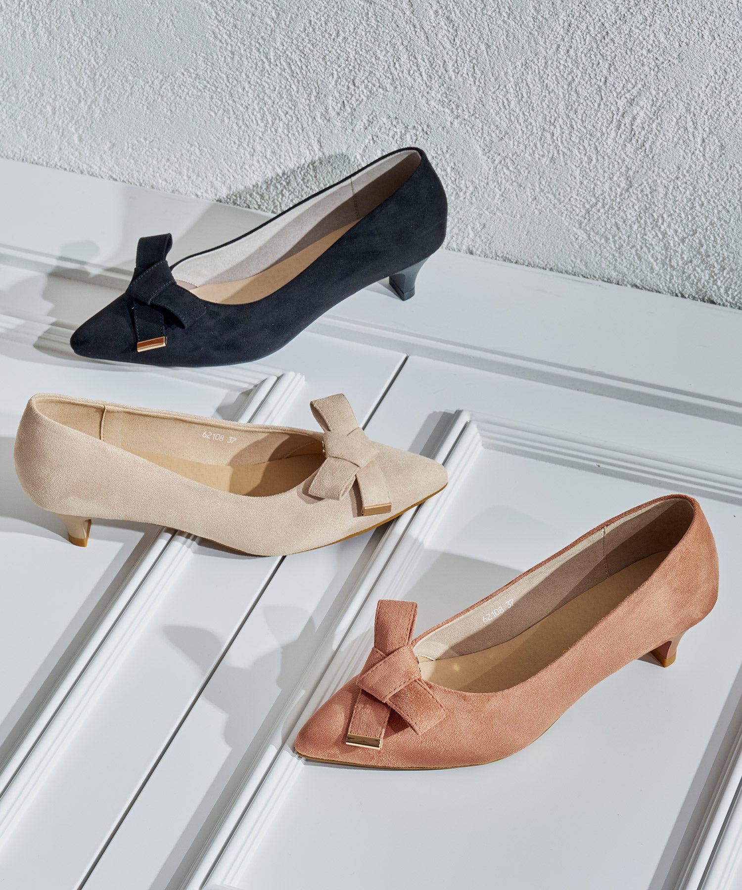 2wayリボンミドルヒールパンプス/62108 – ORIENTALTRAFFIC