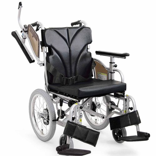 カワムラサイクル 車椅子 KZシリーズ KZ16-38-SL エコブラック 座幅