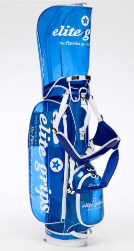 エリートグリップ elitegrips クリアキャディバッグ ブルー | ゴルフ