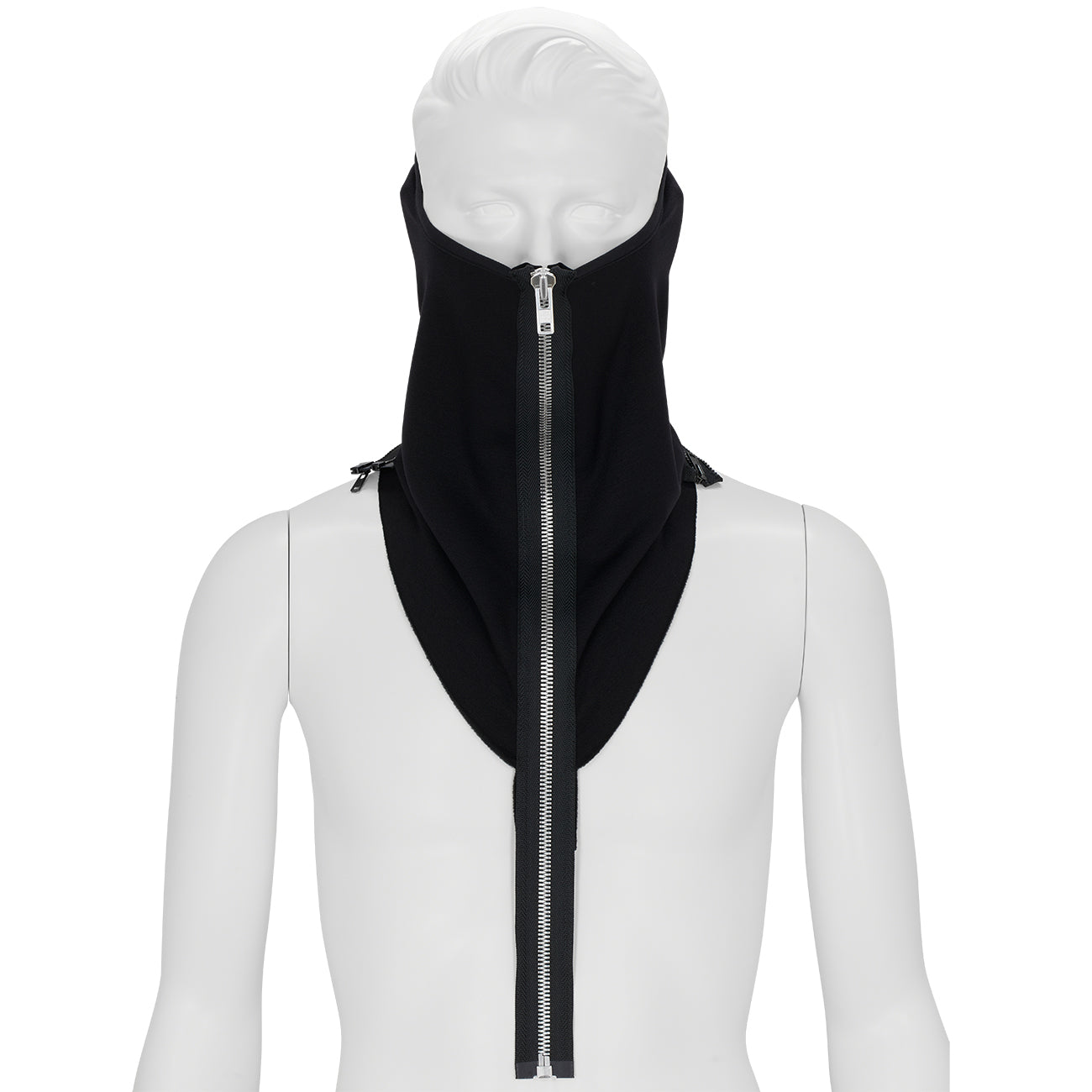 NG4-PS MODULAR ZIPPERED POWERSTRETCH® NECK GAITER BLACK - ACRONYM